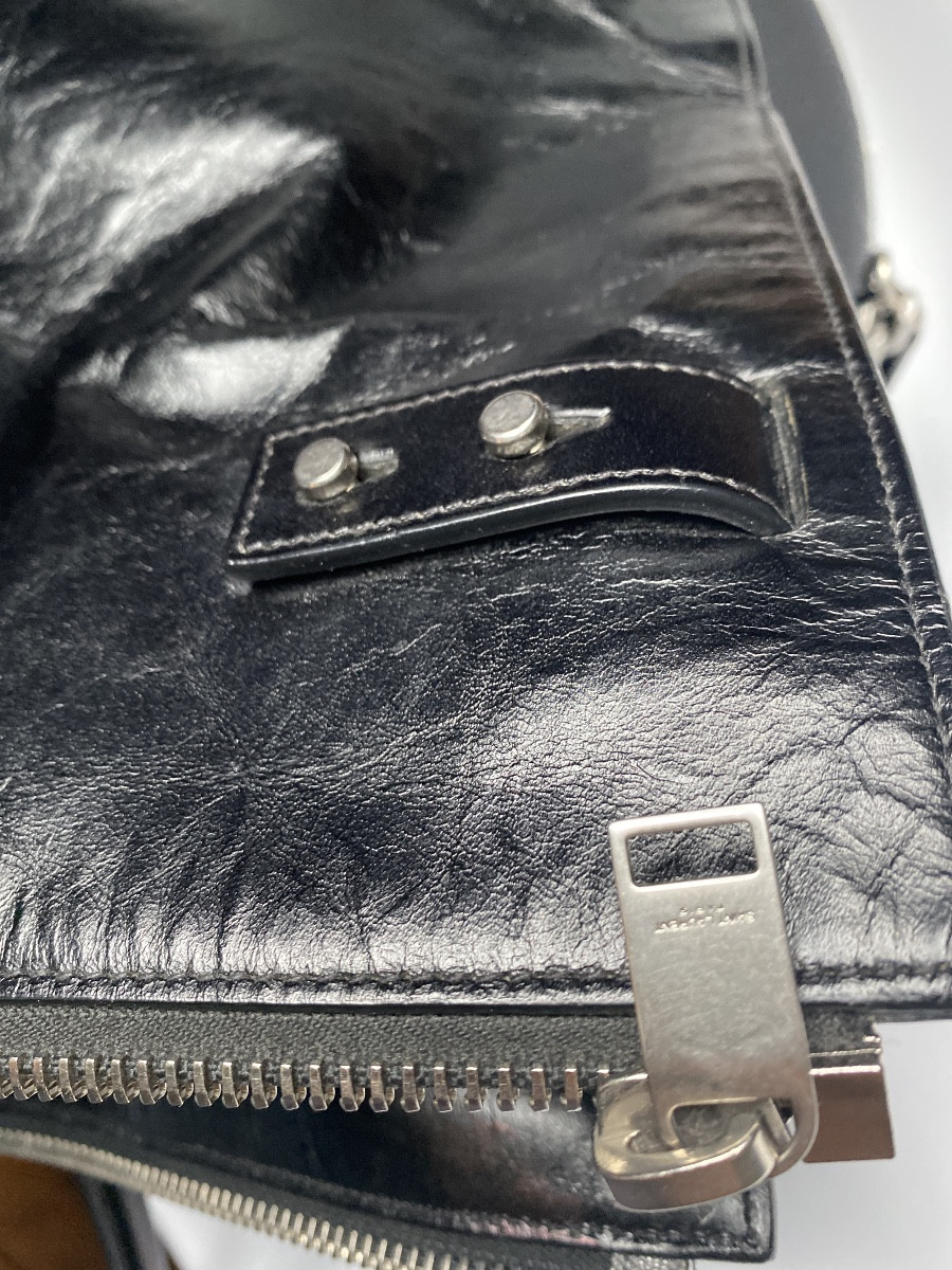 Saint Laurent Paris Large Day Bag – Black Leather – 45 X 29 Cm-photo-2