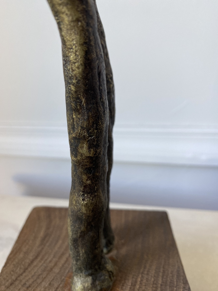 Fabien CAYERE (1970) Bronze à la cire perdue «Femme penchée »Pièce Unique -photo-7