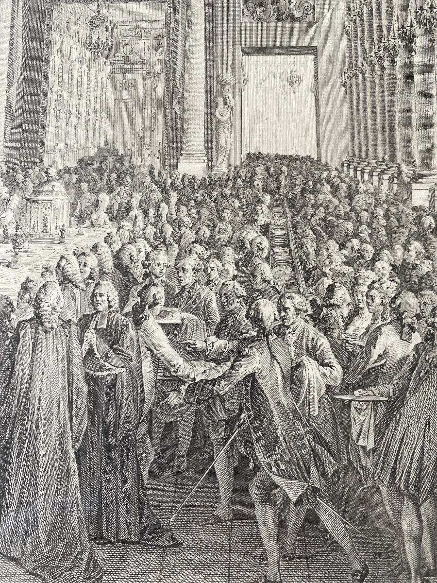 The Royal Feast – Engraving From The Louvre Chalcography-photo-2