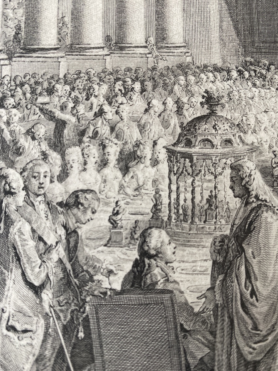 The Royal Feast – Engraving From The Louvre Chalcography-photo-6