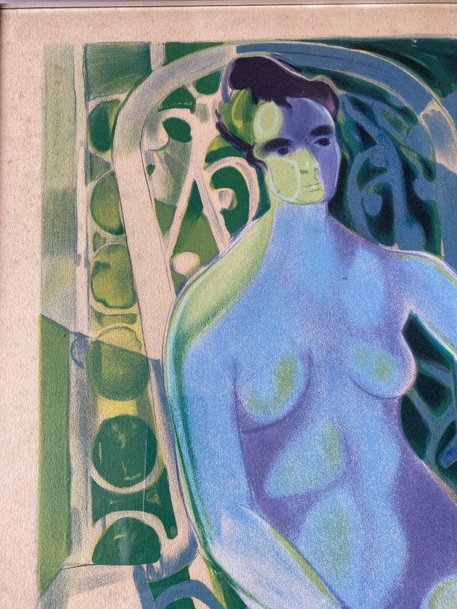 Camille Hilaire (1916–2004) – Seated Nude, Circa 1960–70-photo-4