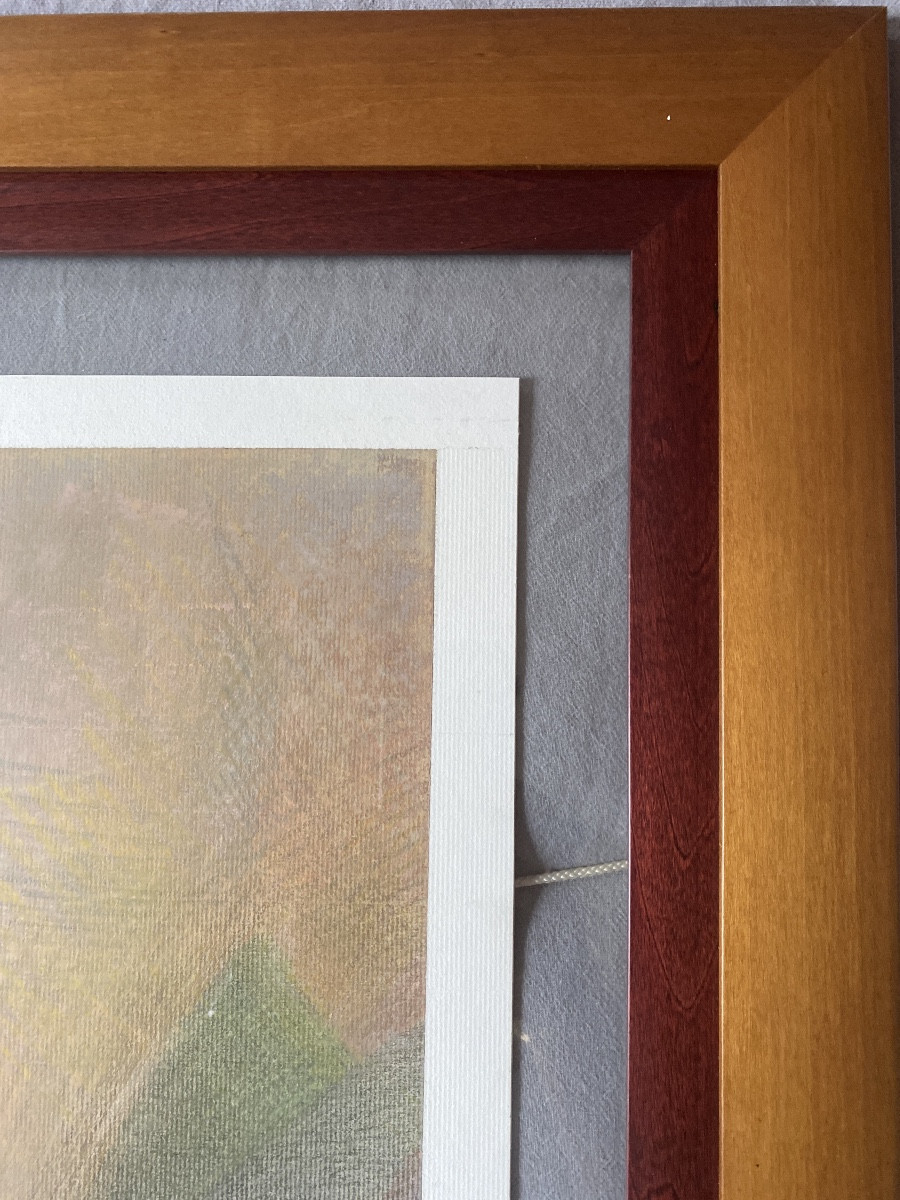 François CRABIT (XXe) (1971-2024) Technique mixte sur papier – dédicacée-photo-4