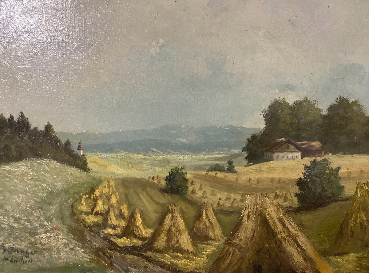 Oil On Hardboard – Heinrich Berger (1898 – 1977), Munich-photo-4