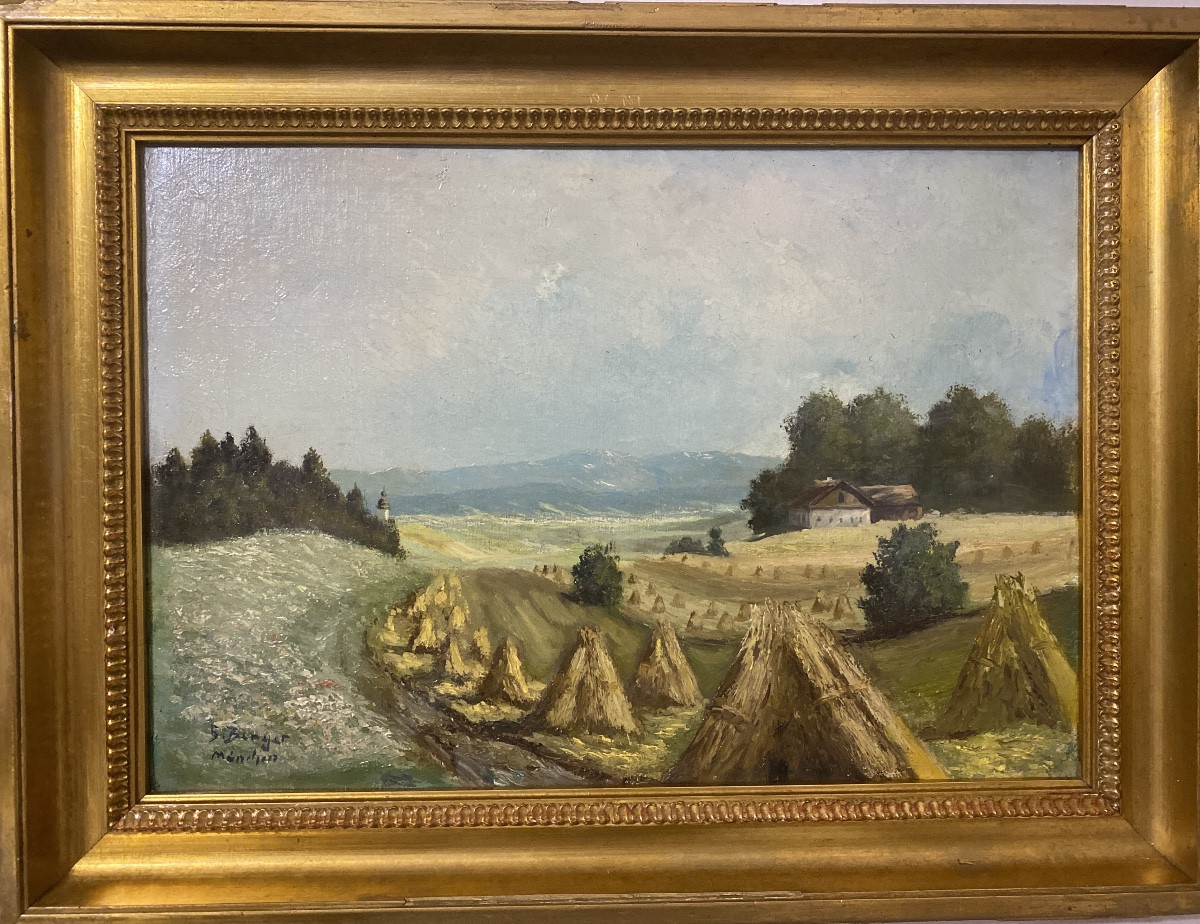Oil On Hardboard – Heinrich Berger (1898 – 1977), Munich
