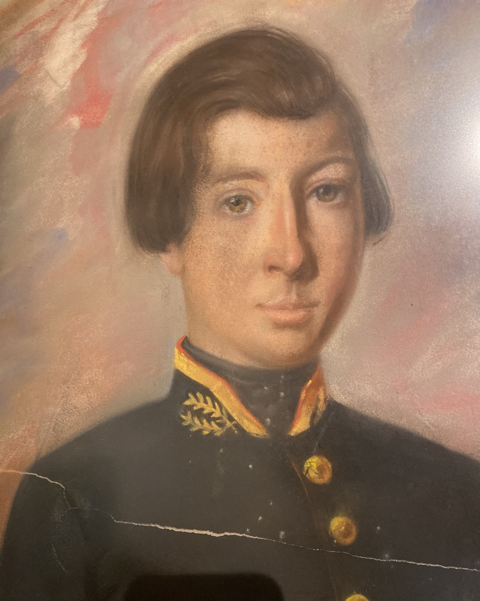 Pierre Eugène Lacoste (1818–1908) Portrait Of An Officer – 1856-photo-2