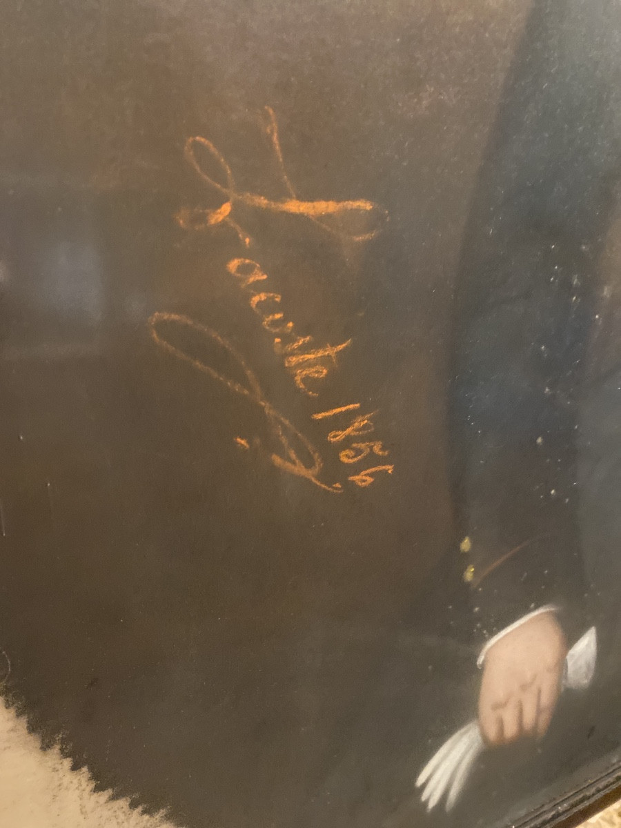 Pierre Eugène Lacoste (1818–1908) Portrait Of An Officer – 1856-photo-3