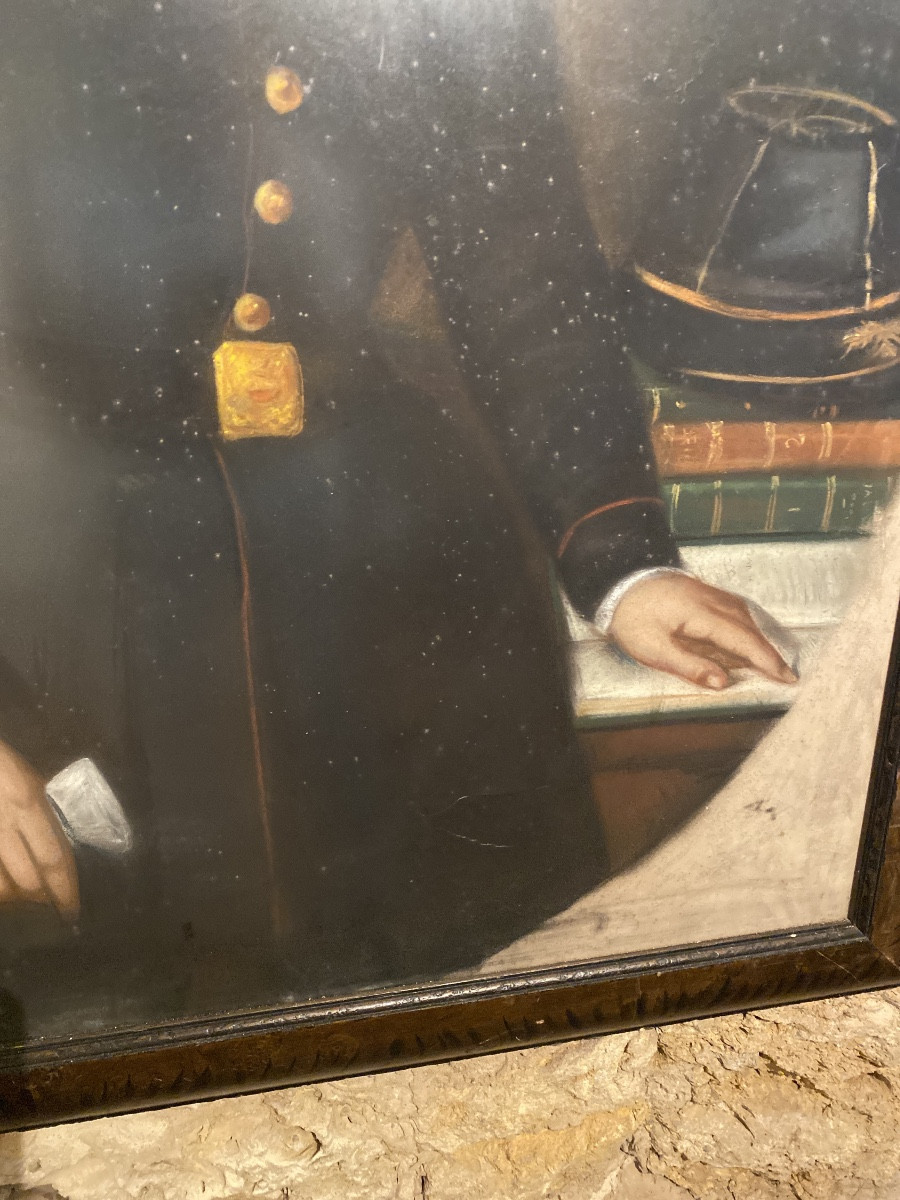 Pierre Eugène Lacoste (1818–1908) Portrait Of An Officer – 1856-photo-4