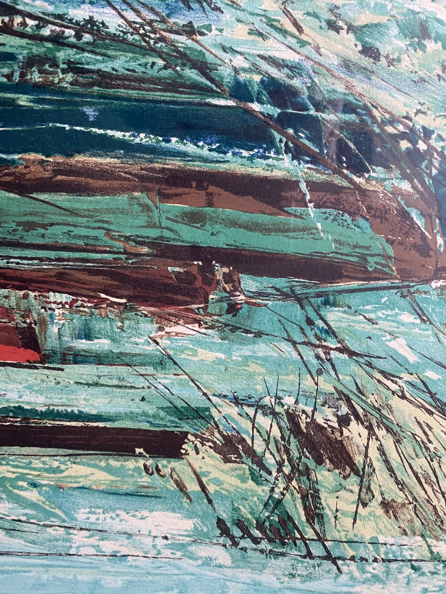 Gaston Larrieu (1908-1983) Original Lithograph Signed And Numbered-photo-7