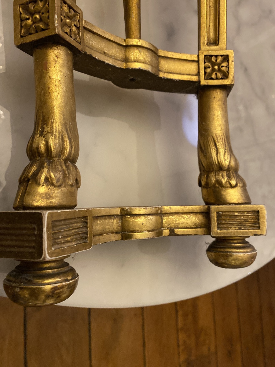 Gilded Wood Wall Console – Serpent Model – Bedel & Co. Workshop, Paris-photo-3