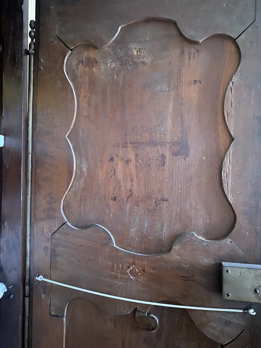 Armoire Normande style Louis XV / Transition – vers 1780/1820 – Chêne massif – Démontable-photo-4