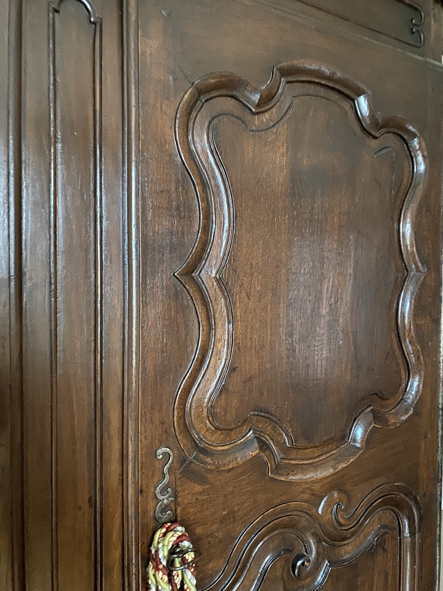 Armoire Normande style Louis XV / Transition – vers 1780/1820 – Chêne massif – Démontable-photo-3
