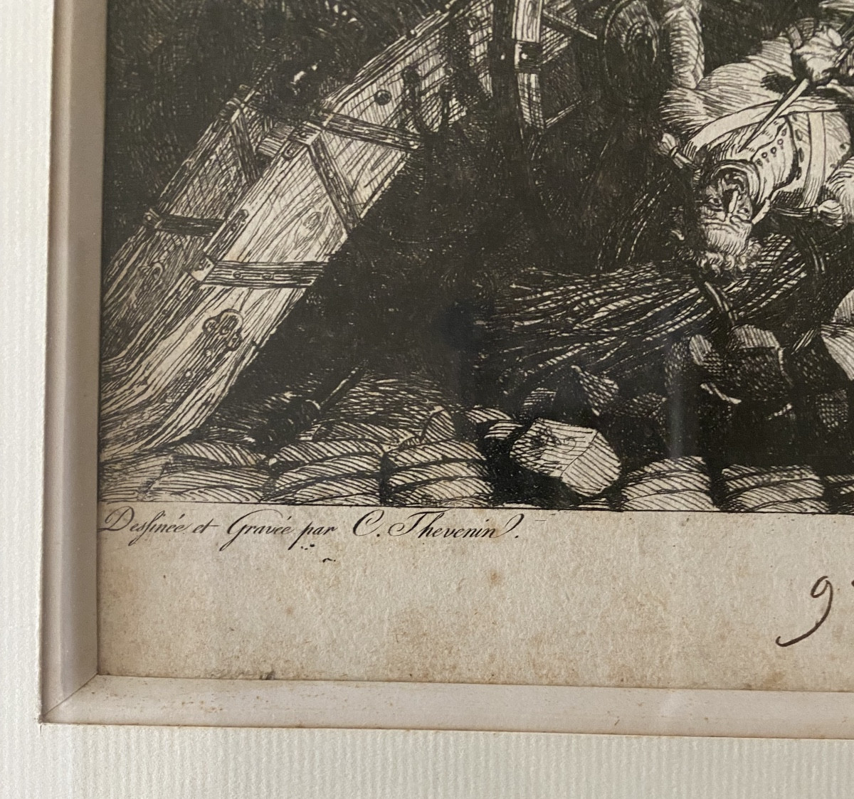 Charles Thévenin (1764-1838) – “storming Of The Bastille, July 14, 1789” – Original Engraving-photo-5
