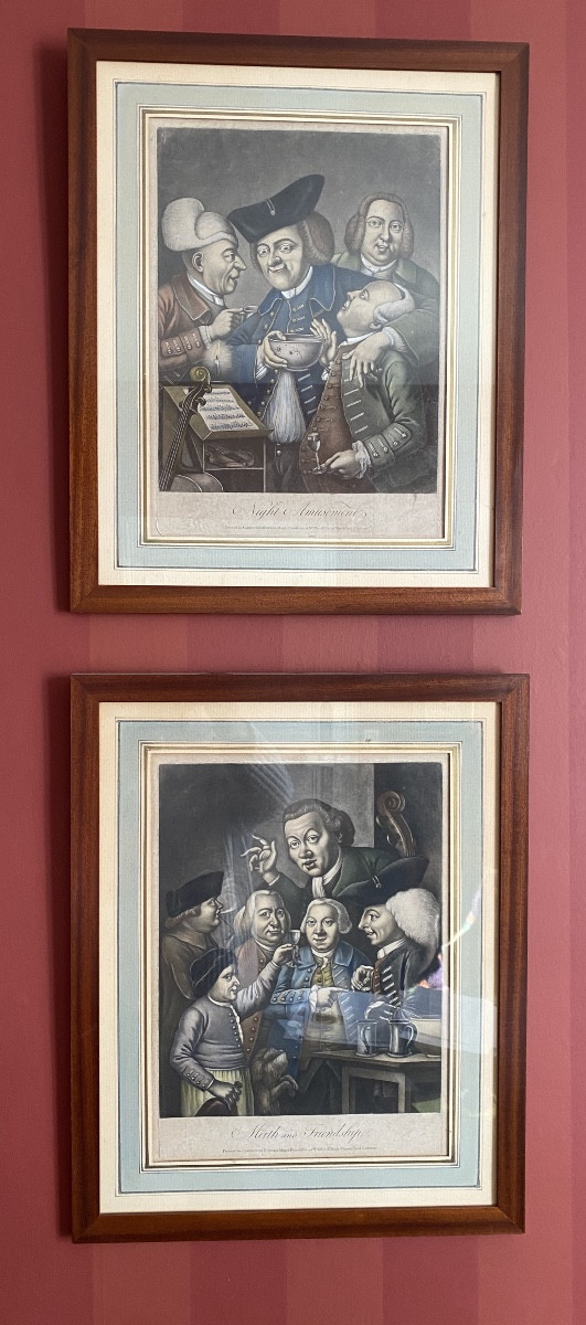 Paire de Gravures Anglaises – Carington Bowles, Londres, c. 1770–1785