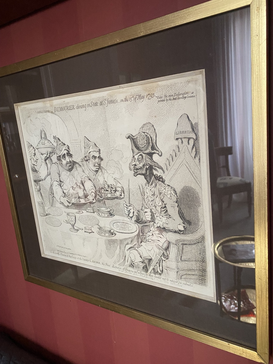 James GILLRAY (1756–1815)Eau-forte originale – Hannah Humphrey, Londres, 1793-photo-8