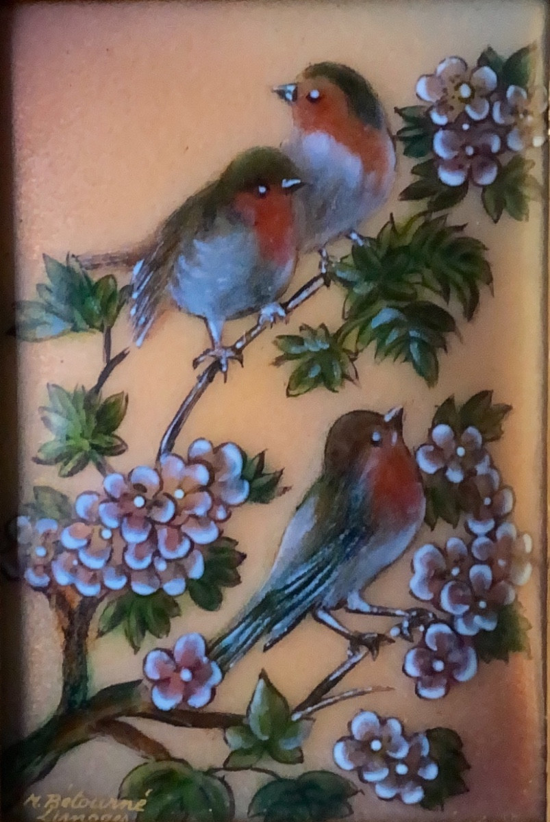 4 Émaux de Limoges signés Michel Bétourné-photo-4