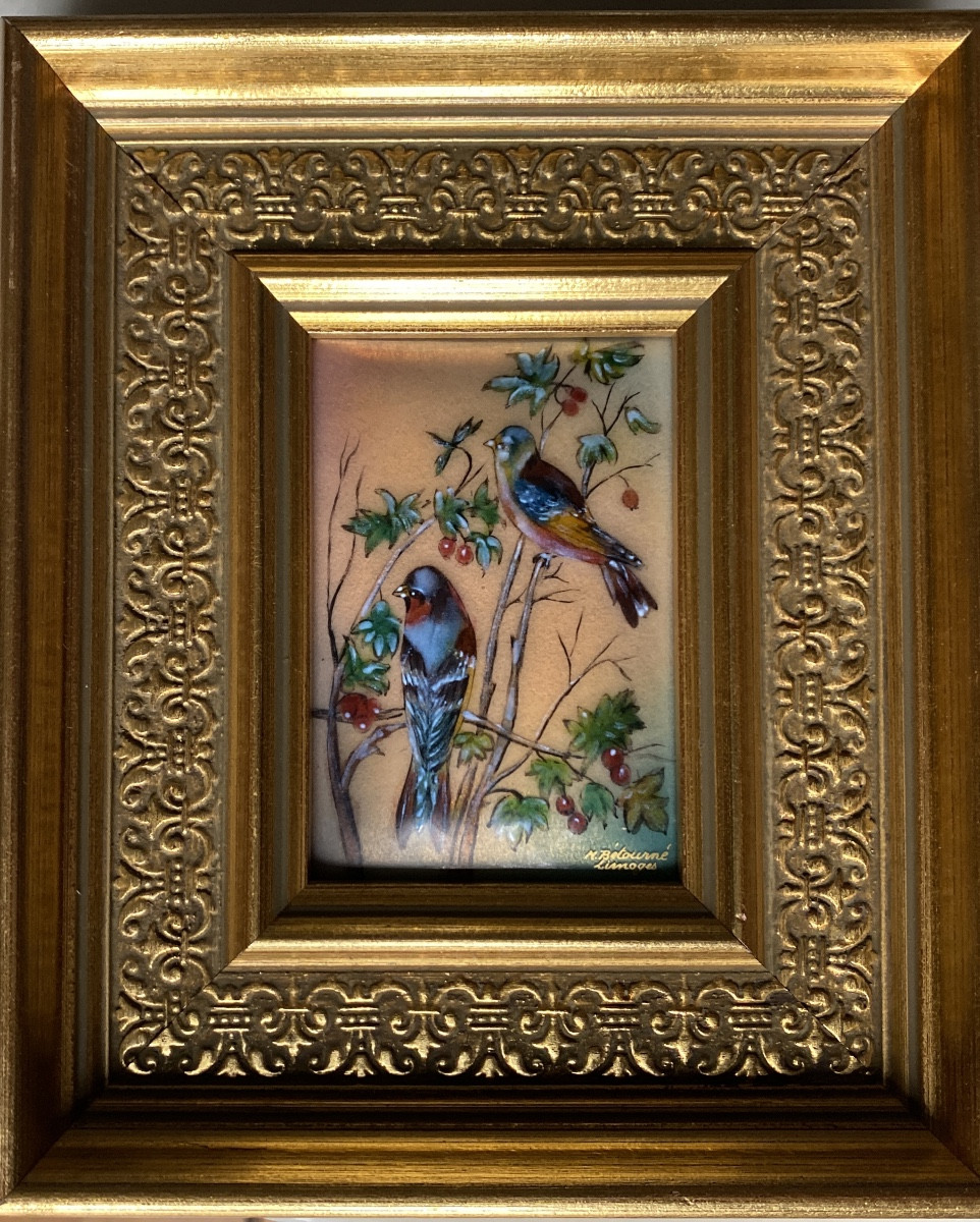 4 Émaux de Limoges signés Michel Bétourné-photo-2