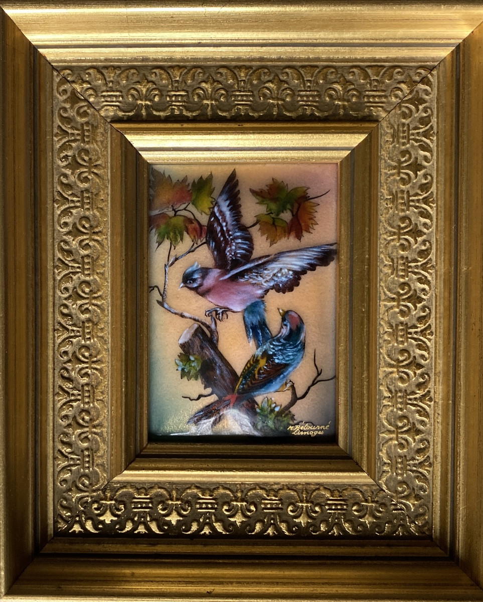 4 Émaux de Limoges signés Michel Bétourné-photo-4