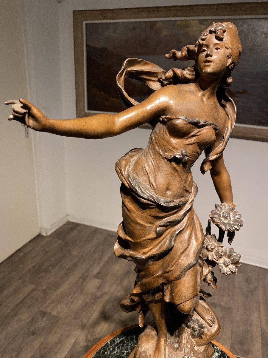 La Prairie – Important Sculpture By Auguste Moreau (1834–1917)-photo-2