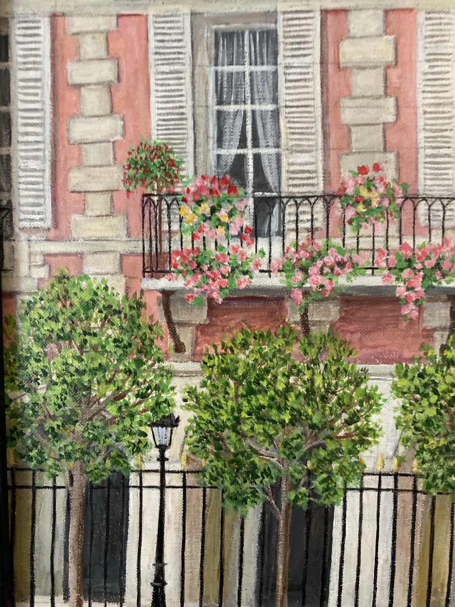 Anne Gavarni (1922–2014) – A Balcony, Place Des Vosges-photo-4