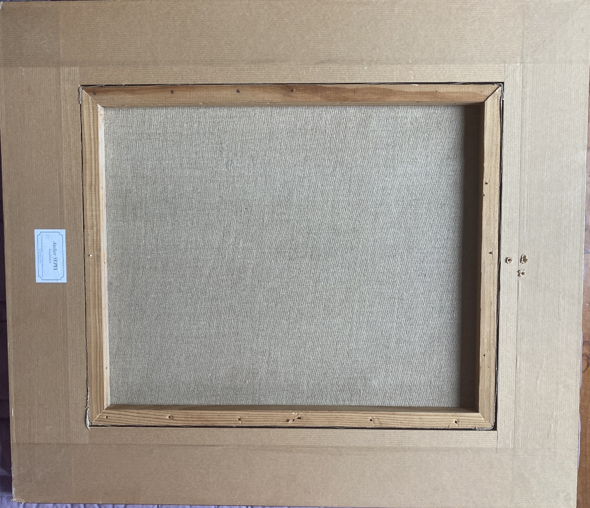 Georges Corominas (né en 1945)  Portrait d’homme âgé – Huile sur toile, -photo-7