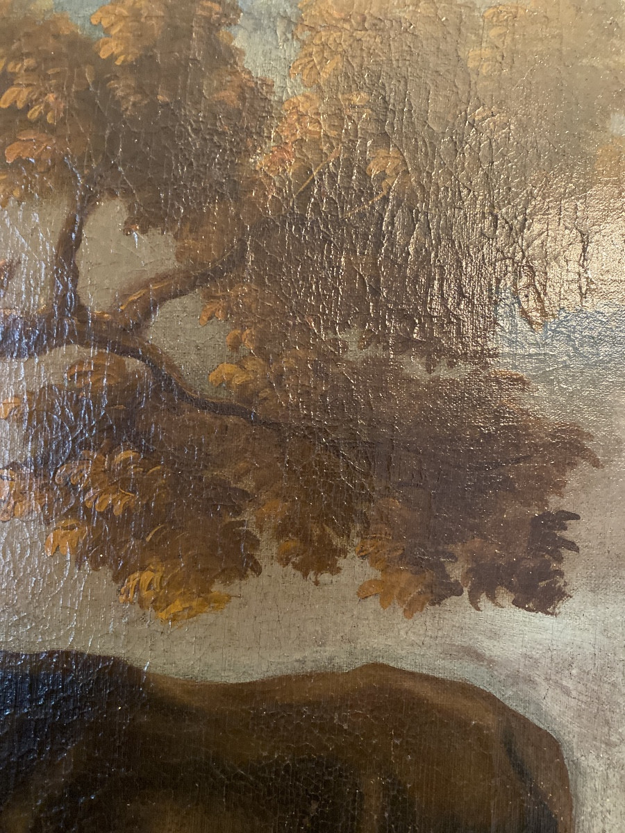 Flemish School Of The 17th Century – Follower Of Jacob Jordaens (1593-1678) “mercury, Argus And Io”-photo-6