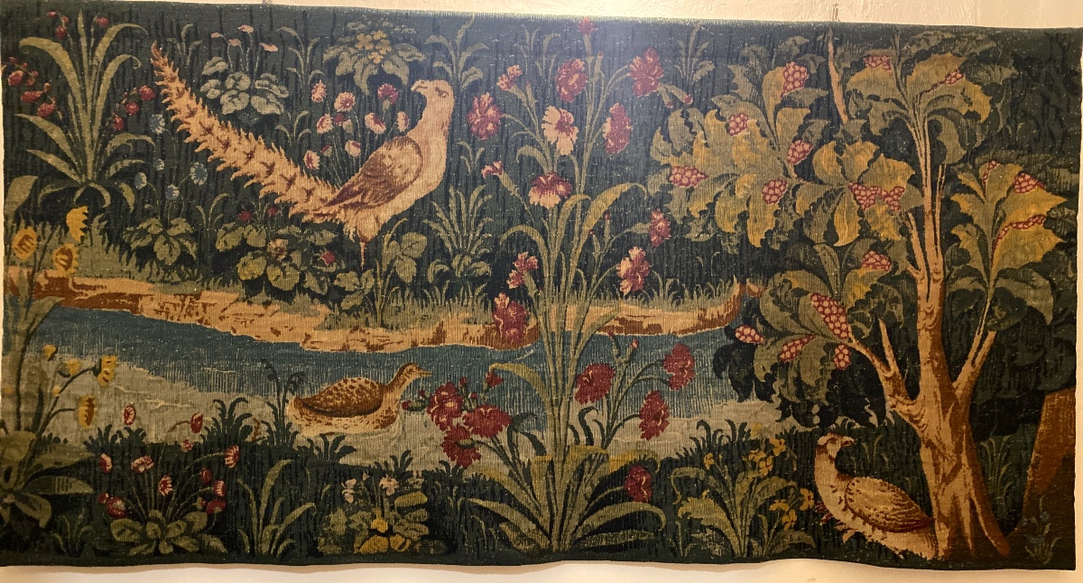 Tapisserie d’Aubusson – “Bord de l’eau” – Édition Robert Four – XXe siècle