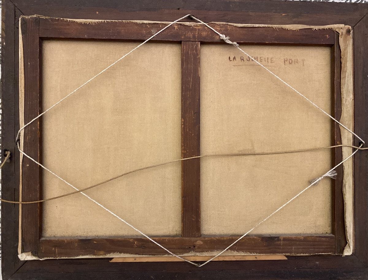 DROUART M. Peintre français du XXe siècle  Le Vieux Port de La Rochelle-photo-6