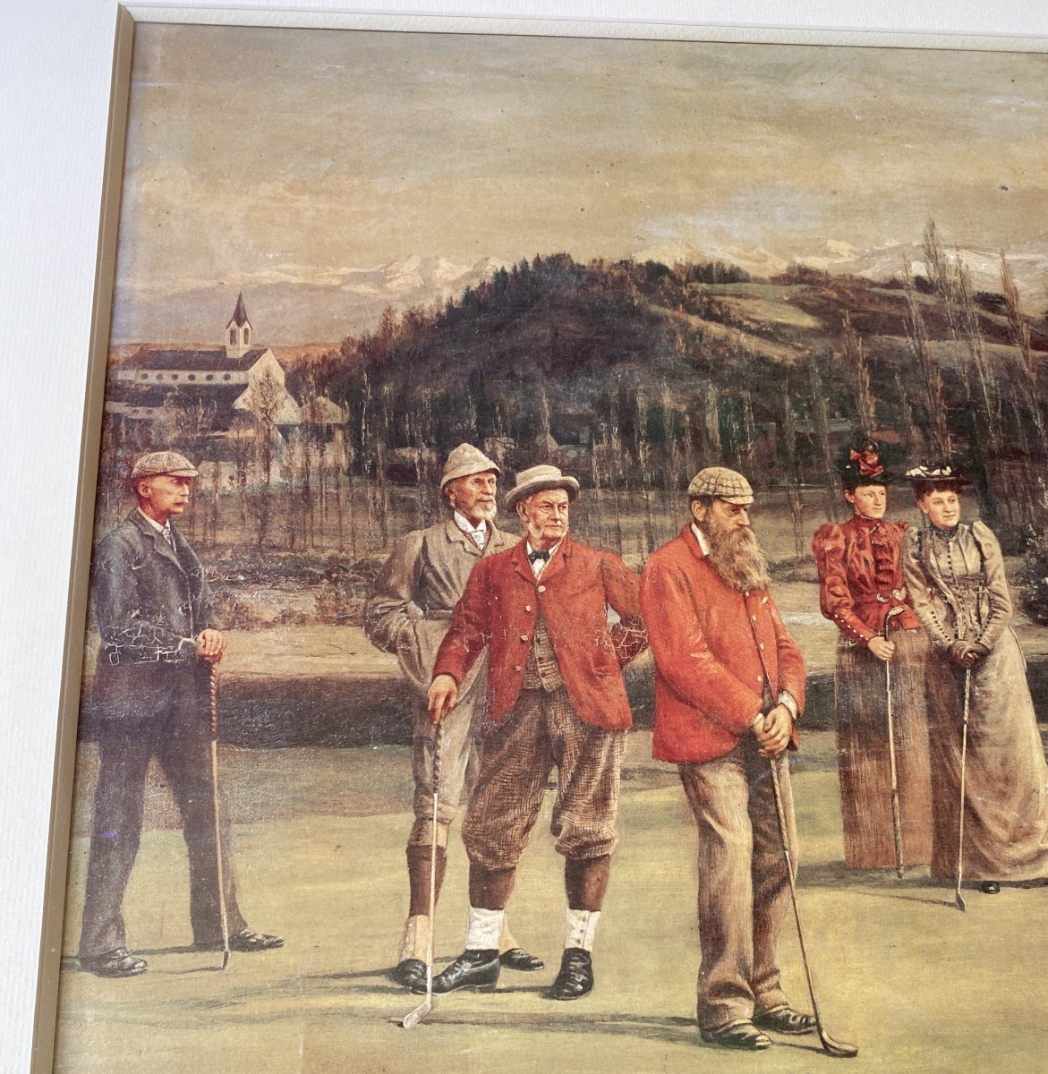  Scène de golf à Pau – d’après Allen C. Sealy (1893) – Lewis Hornor – -photo-3
