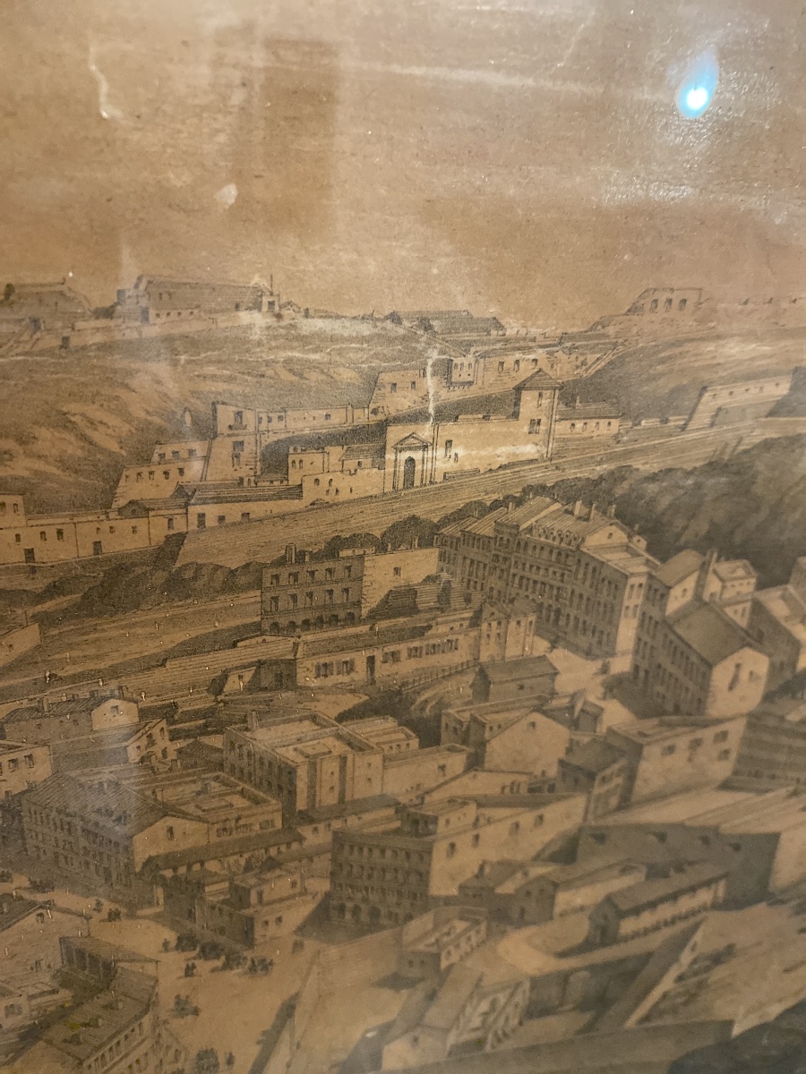 grande gravure panoramique d’Oran – 1855 – Signée A. Lebreton – -photo-8