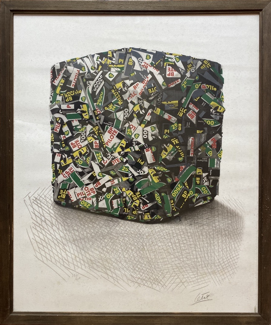 César Baldaccini (1921–1998) – *compression Bp Pilote*, 1971 – Signed And Numbered Lithograph 