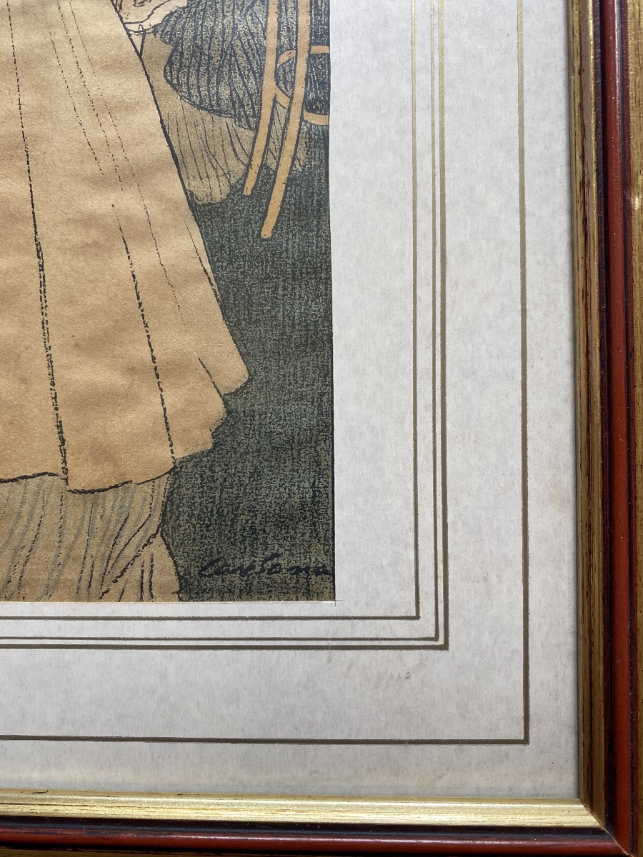Set Of Four Vintage Belle époque Illustrations – Cardona, Circa 1900-photo-5