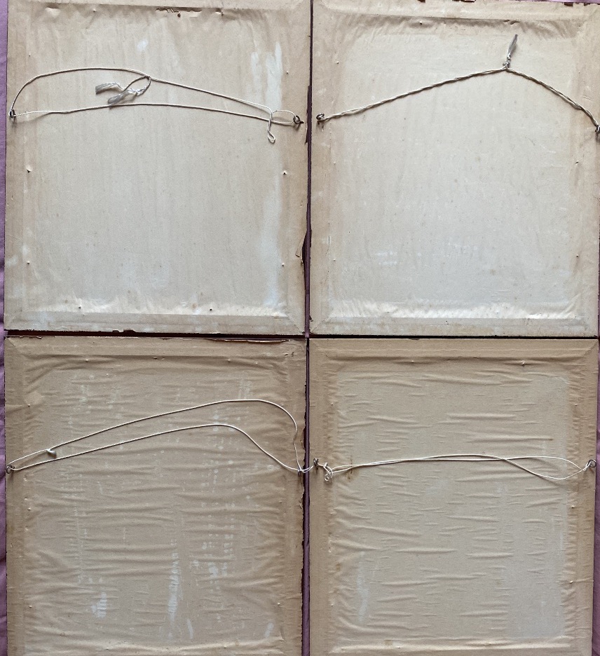 Set Of Four Vintage Belle époque Illustrations – Cardona, Circa 1900-photo-6