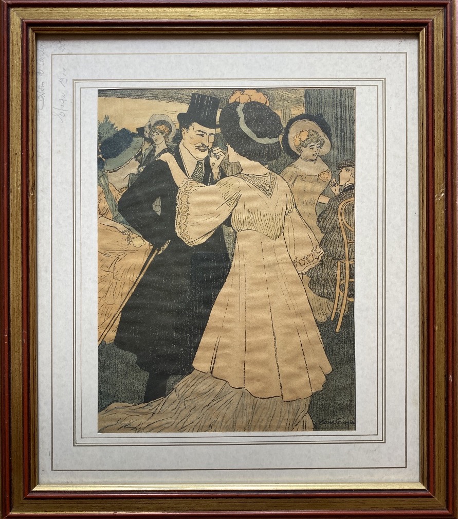Set Of Four Vintage Belle époque Illustrations – Cardona, Circa 1900-photo-7