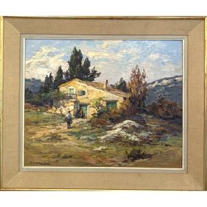 Henri Perrot (1896-1976) “farm In Languedoc”