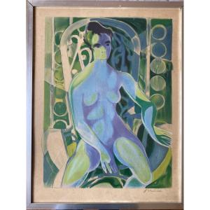 Camille HILAIRE (1916–2004) – Nu assis, vers 1960–70