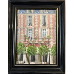 Anne Gavarni (1922–2014) – A Balcony, Place Des Vosges