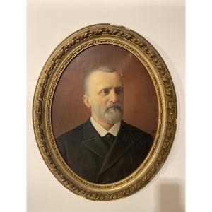 Signé Geppe Bravi – Grand portrait italien signé Bravi, Roma 1911