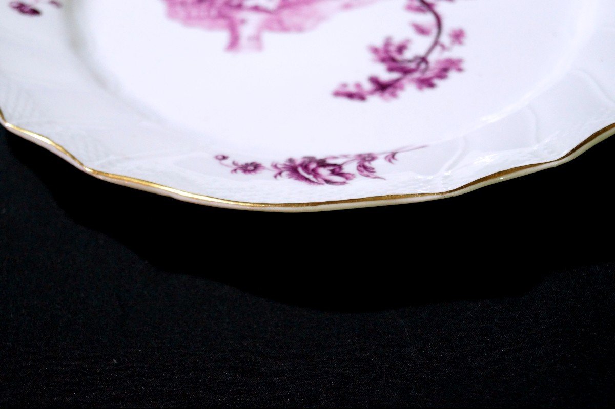 18th Century Tournai Porcelain Plate-photo-4