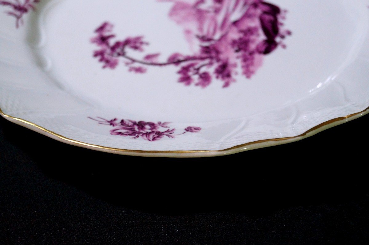 18th Century Tournai Porcelain Plate-photo-5