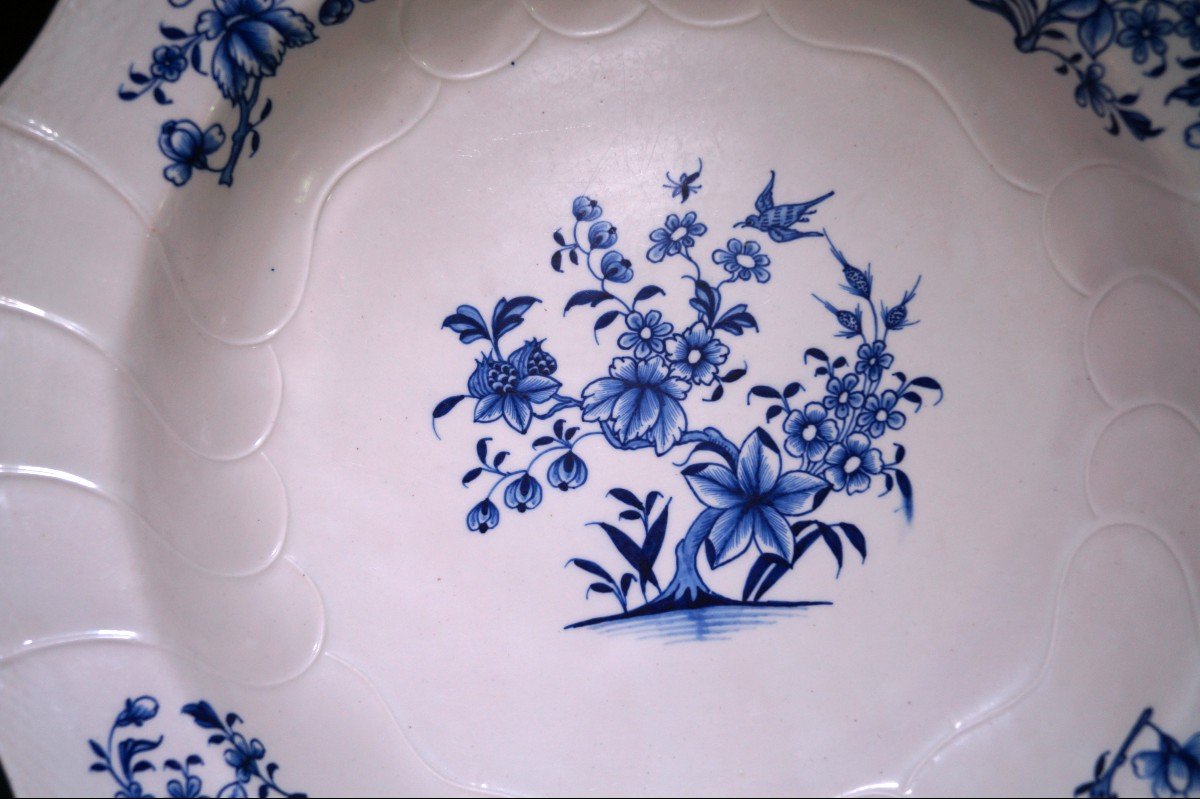Grand Plat En Porcelaine De Tournai D&eacute;but XIXe-photo-2