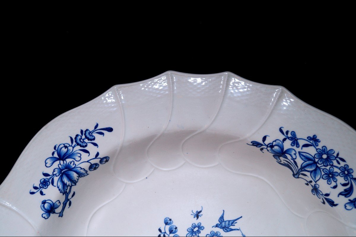 Grand Plat En Porcelaine De Tournai D&eacute;but XIXe-photo-3