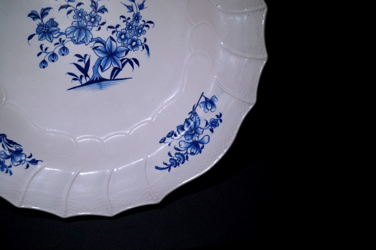 Grand Plat En Porcelaine De Tournai D&eacute;but XIXe-photo-1