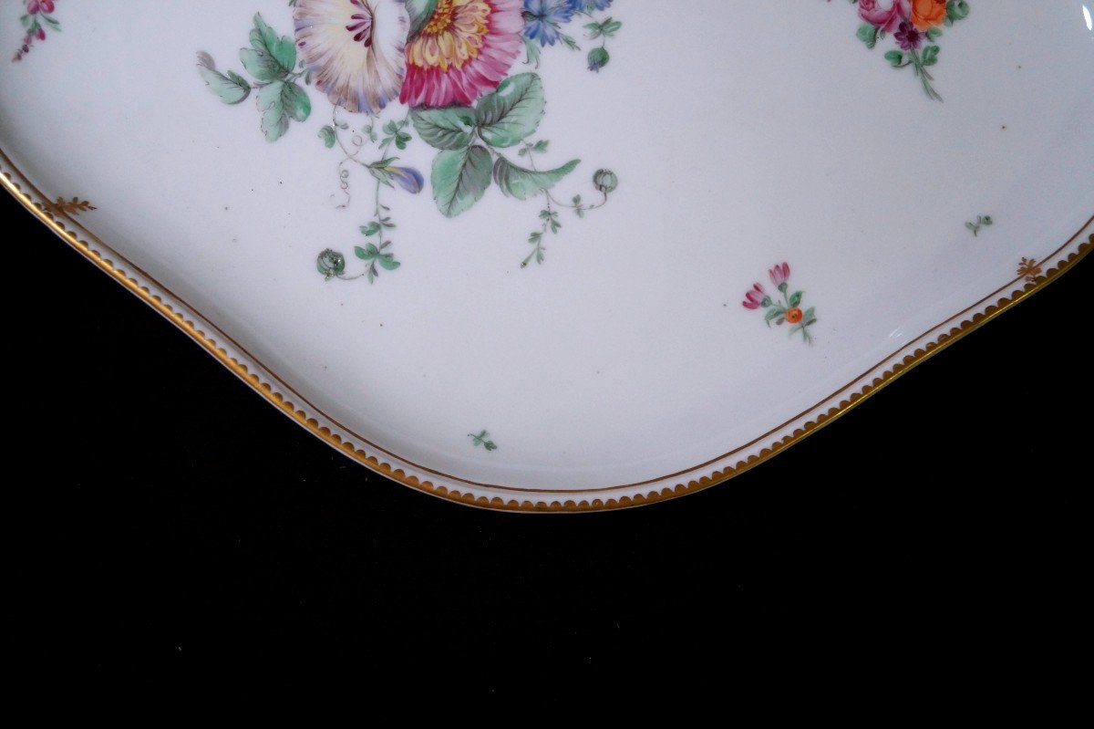 Plat En Porcelaine De Paris XVIIIe-photo-4