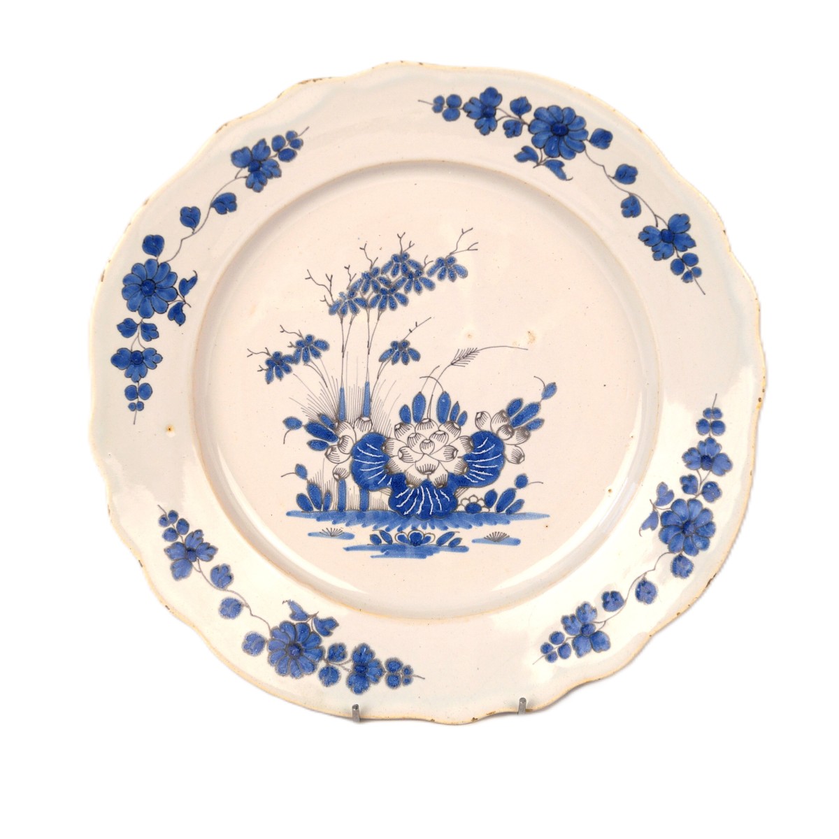 Saint-amand Earthenware Dish - 18th Century