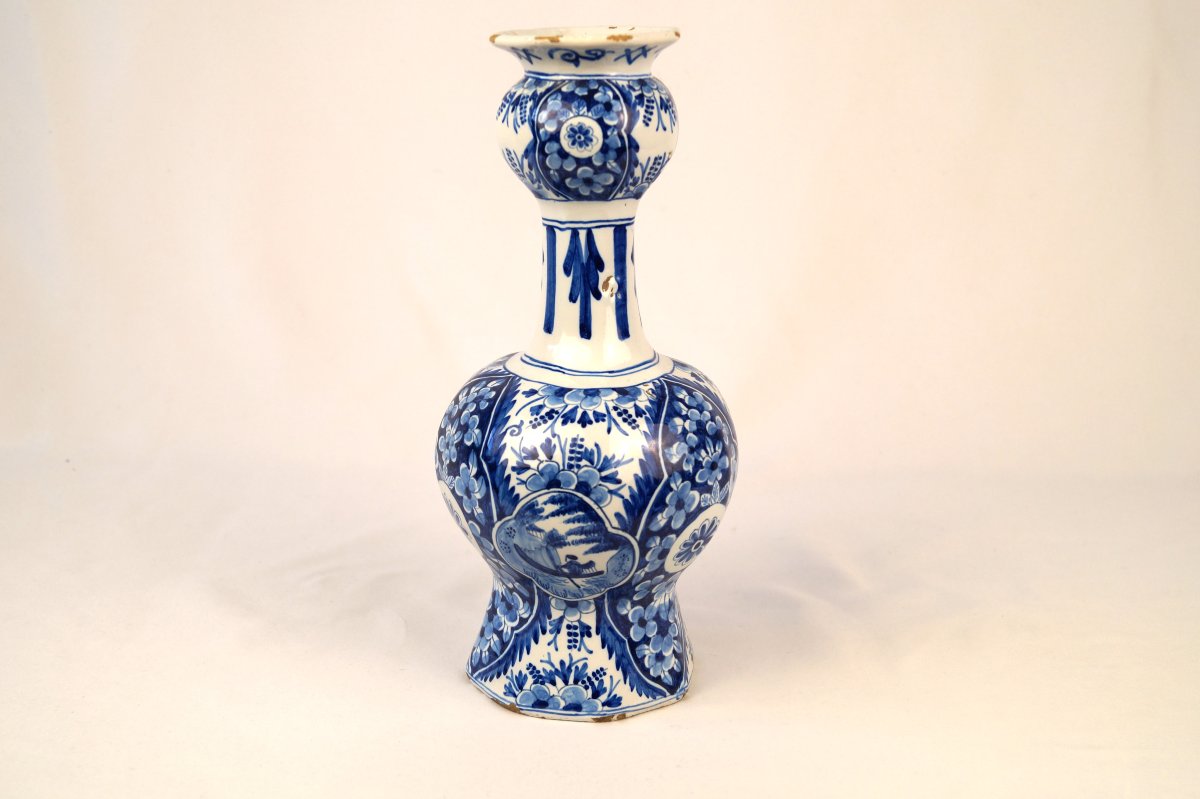 Delftware Vase - 18th Century-photo-3