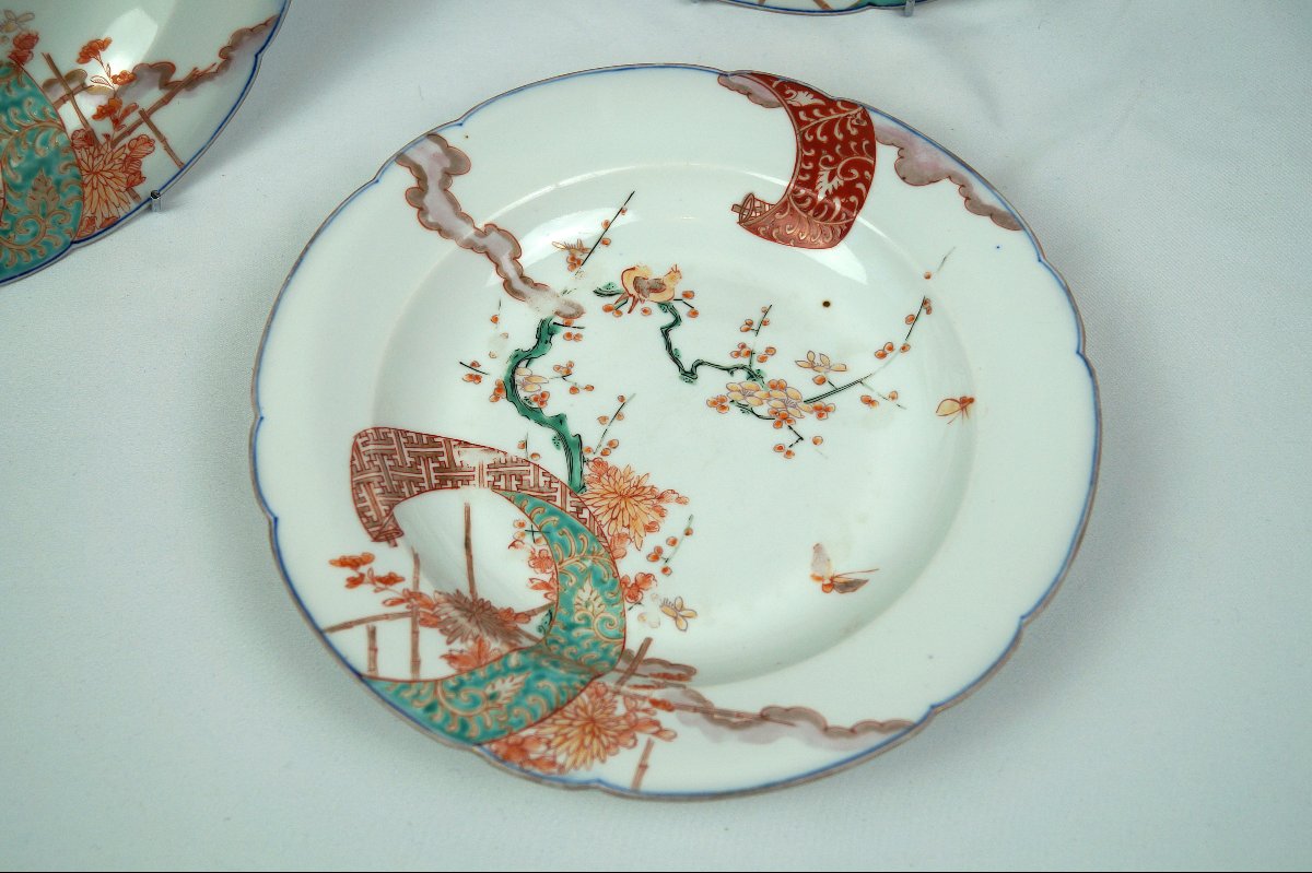 Assiettes en porcelaine d'Arita - Japon - Epoque XVIIIe-photo-4