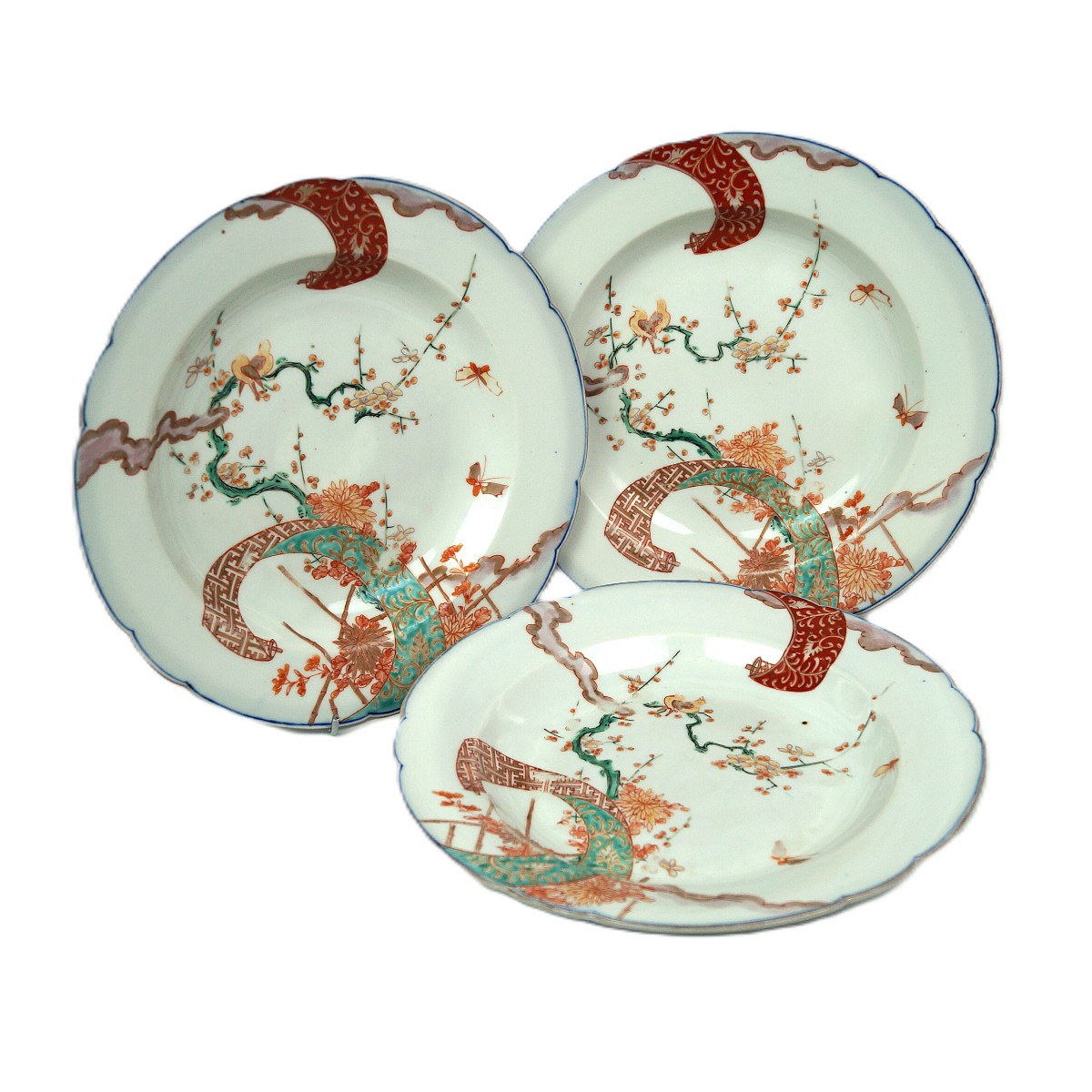Assiettes en porcelaine d'Arita - Japon - Epoque XVIIIe