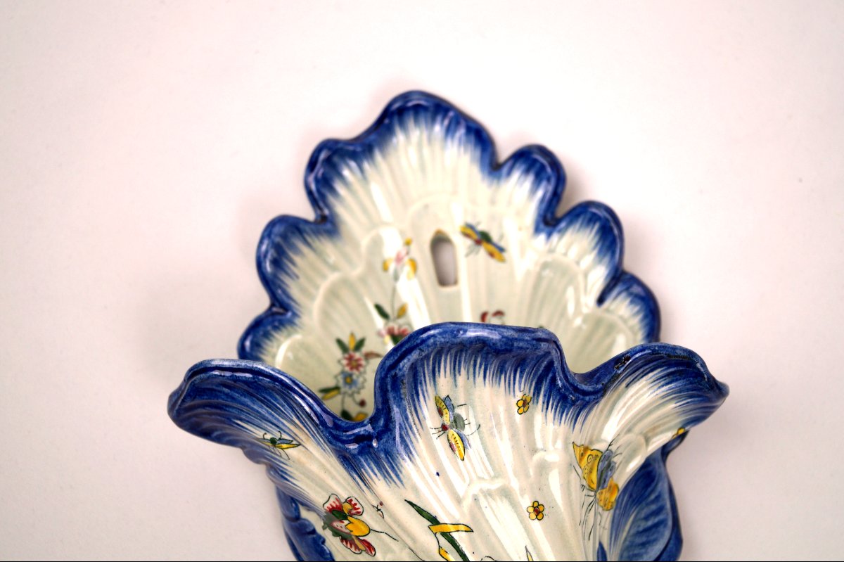 Earthenware Flower Pot - Gien - 19th Century-photo-2