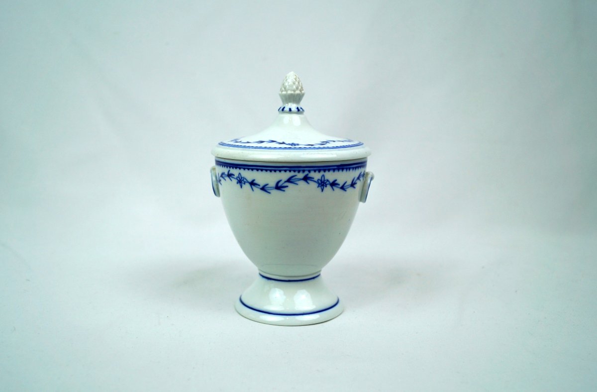 Tournai Porcelain Sugar Bowl - 19th Century-photo-2