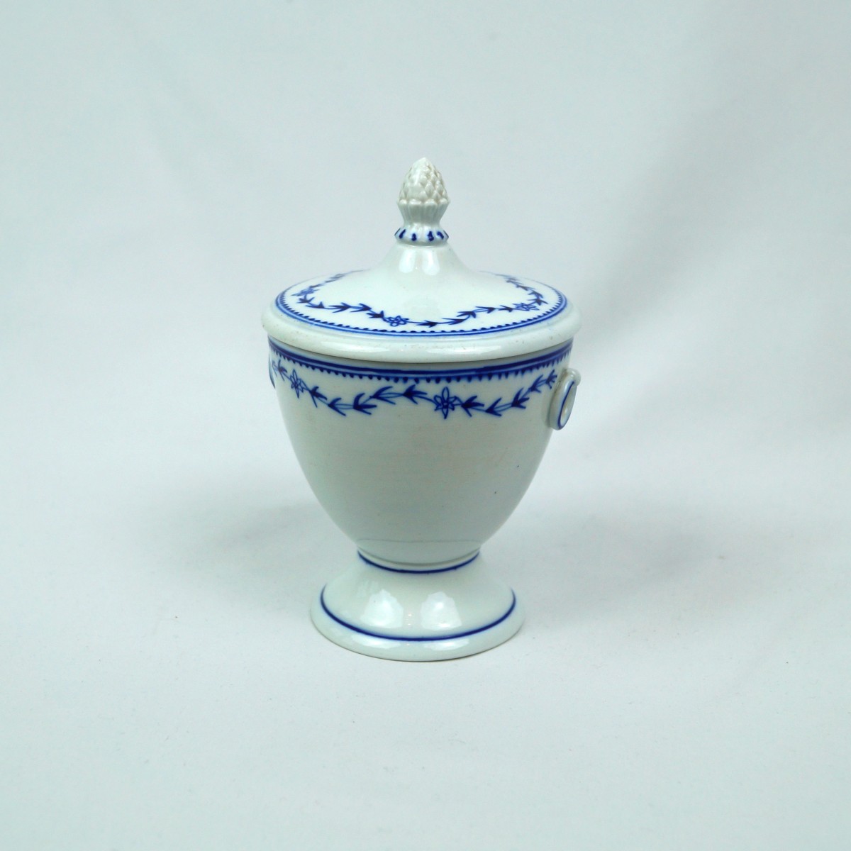 Tournai Porcelain Sugar Bowl - 19th Century